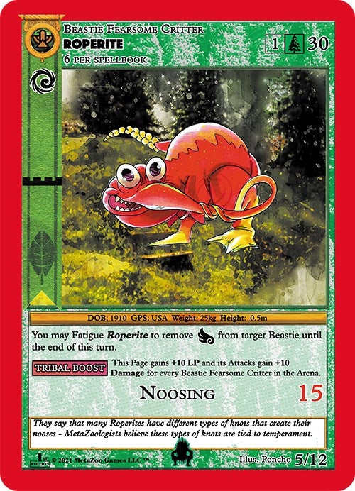 Image for Roperite (Cryptid Nation: First Edition Tribal Theme Decks) (5) - MetaZoo