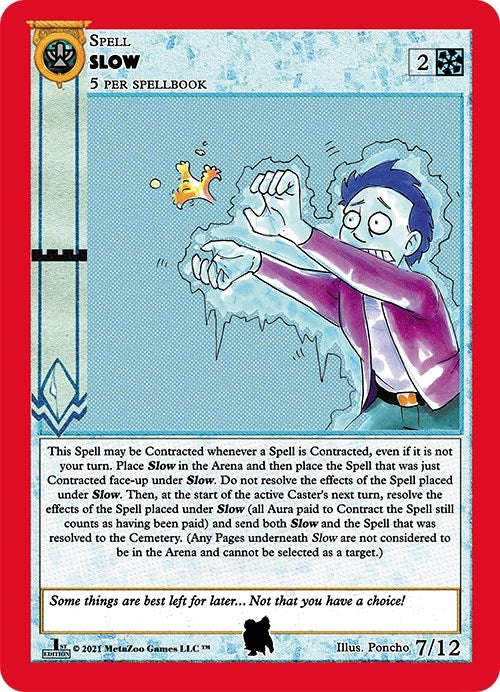 Image for Slow (Cryptid Nation: First Edition Tribal Theme Decks) (7) - MetaZoo