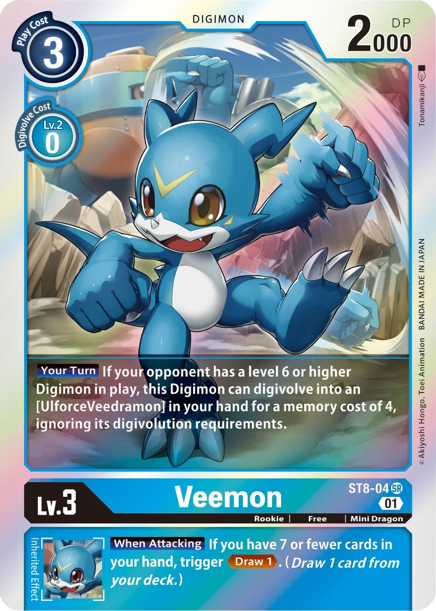 Image for Veemon (ST-8) (ST8-04 SR) - Digimon Card Game