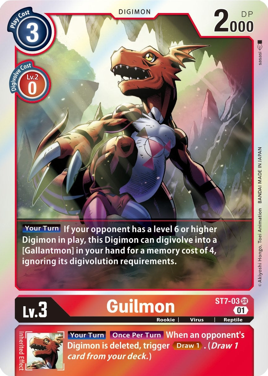 Image for Guilmon (ST-7) (ST7-03 SR) - Digimon Card Game