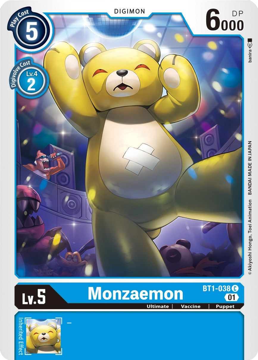 Image for Monzaemon - BT1-038 (Alternate Art) (ST-8) (BT1-038 C) - Digimon Card Game