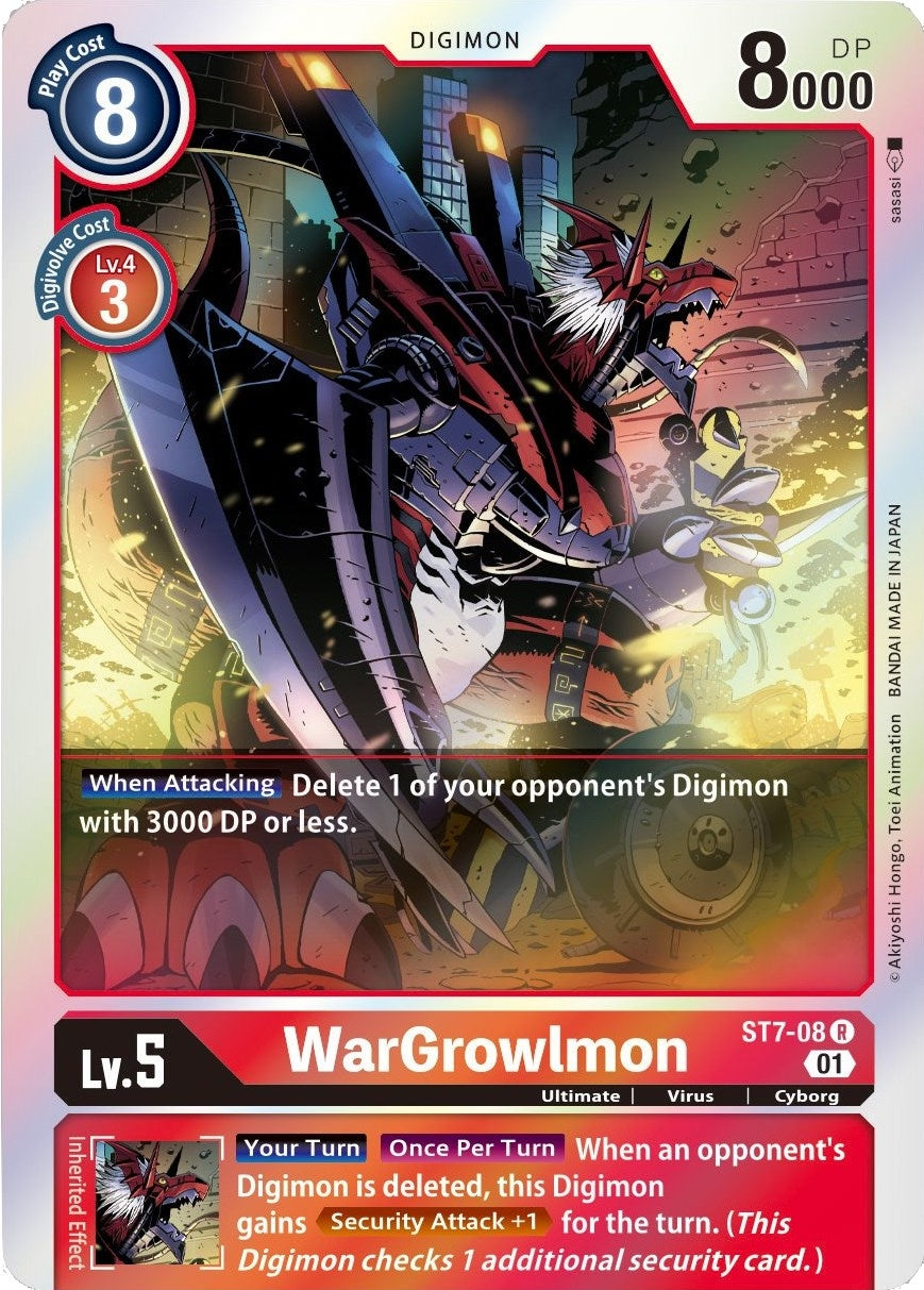 Image for WarGrowlmon (ST-7) (ST7-08 R) - Digimon Card Game