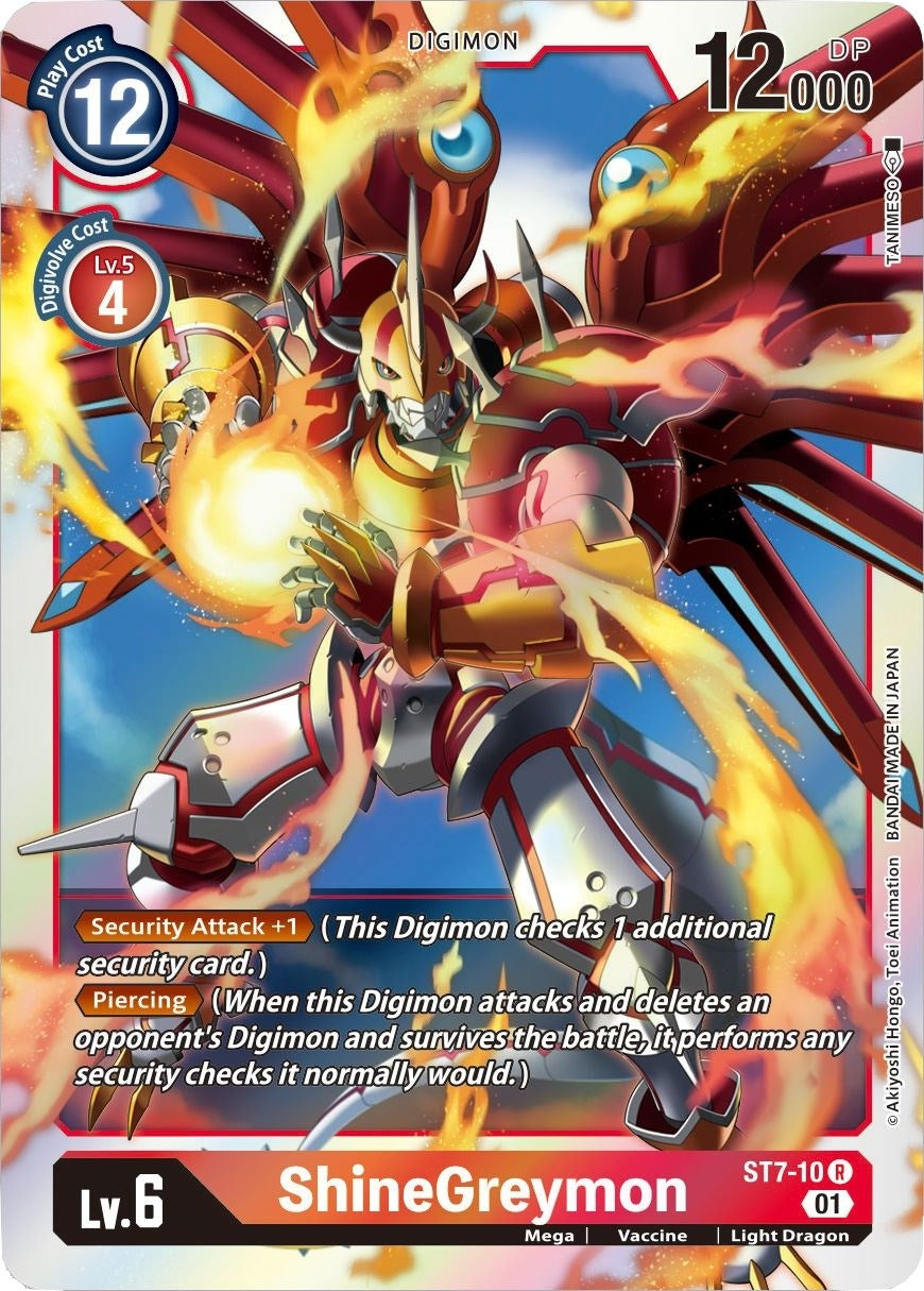 Image for ShineGreymon (ST-7) (ST7-10 R) - Digimon Card Game