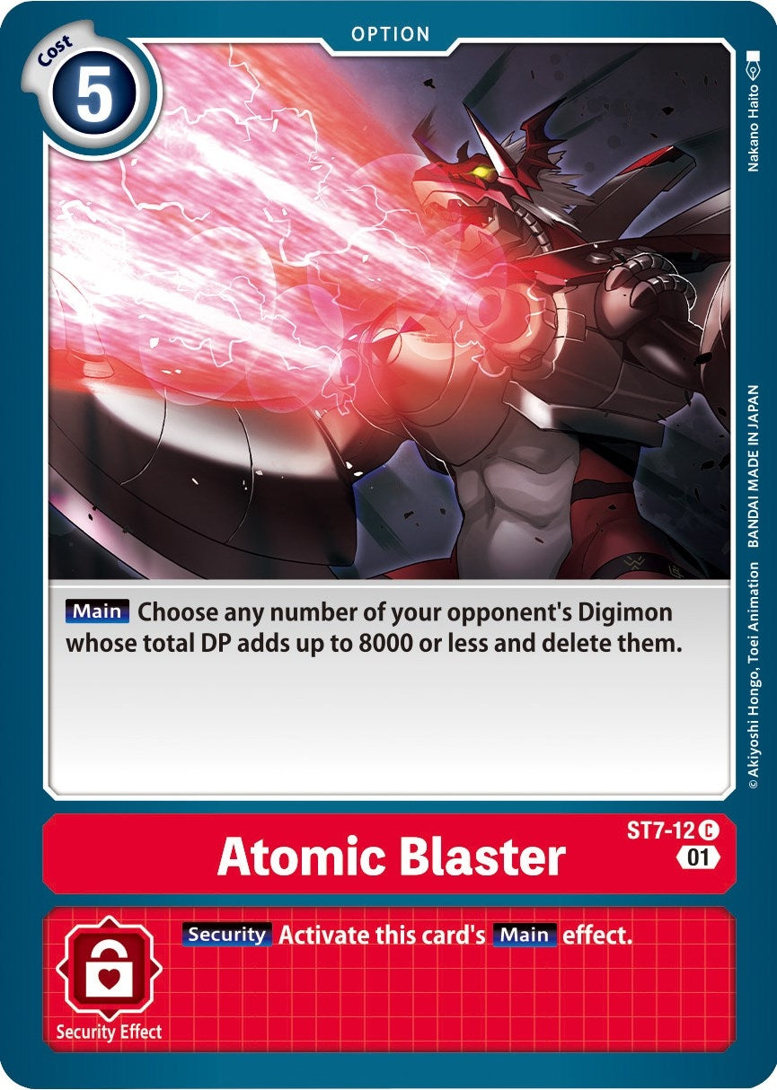 Image for Atomic Blaster (ST-7) (ST7-12 C) - Digimon Card Game