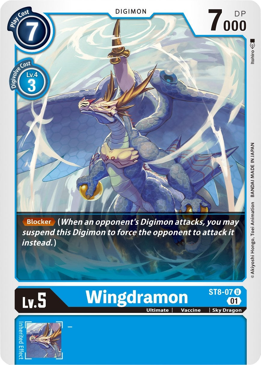 Image for Wingdramon (ST-8) (ST8-07 U) - Digimon Card Game