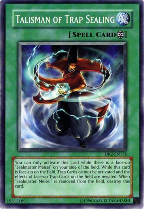 Image for Talisman of Trap Sealing (Dark Revelation Volume 2) (DR2-EN156) - YuGiOh