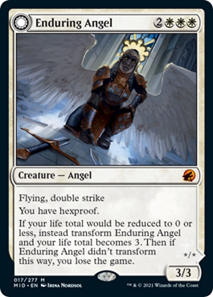 Image for Enduring Angel (Innistrad: Midnight Hunt) (17) - Magic: The Gathering