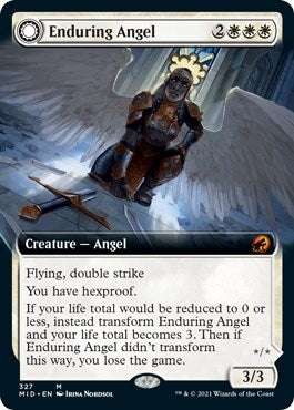 Image for Enduring Angel (Extended Art) (Innistrad: Midnight Hunt) (327) - Magic: The Gathering