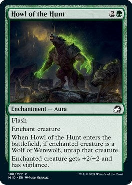Image for Howl of the Hunt (Innistrad: Midnight Hunt) (188) - Magic: The Gathering