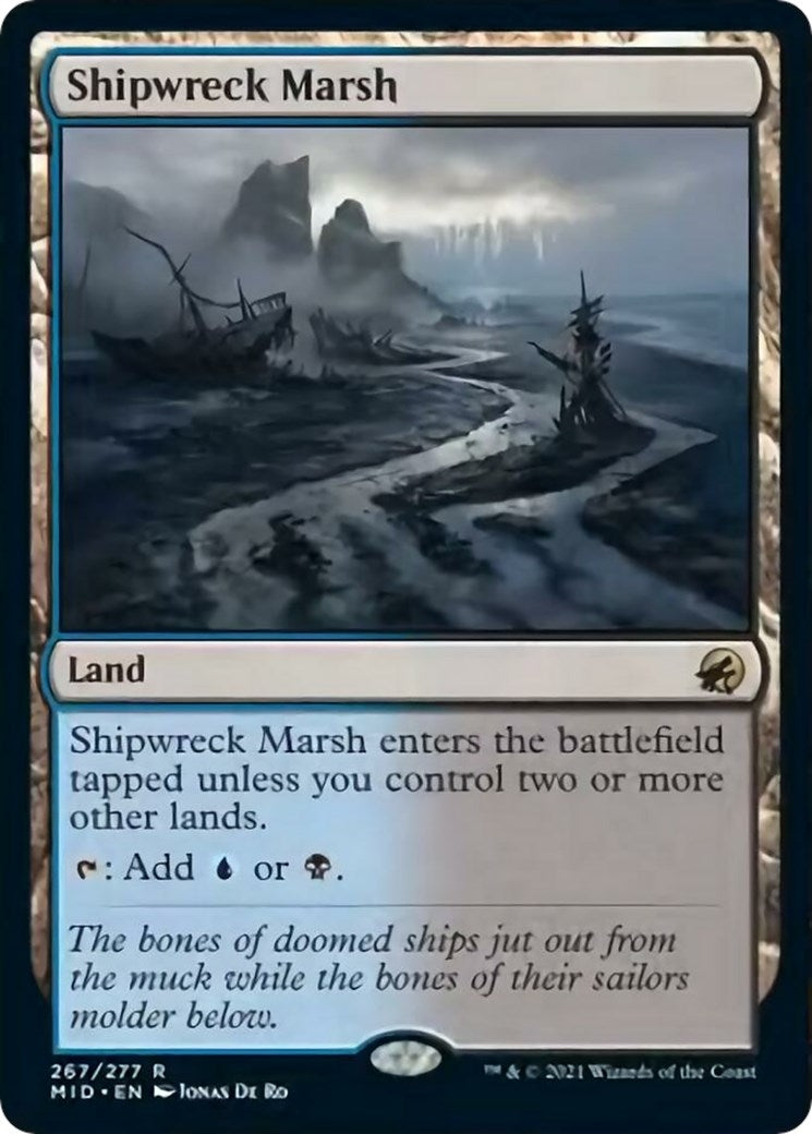 Image for Shipwreck Marsh (Innistrad: Midnight Hunt) (267) - Magic: The Gathering