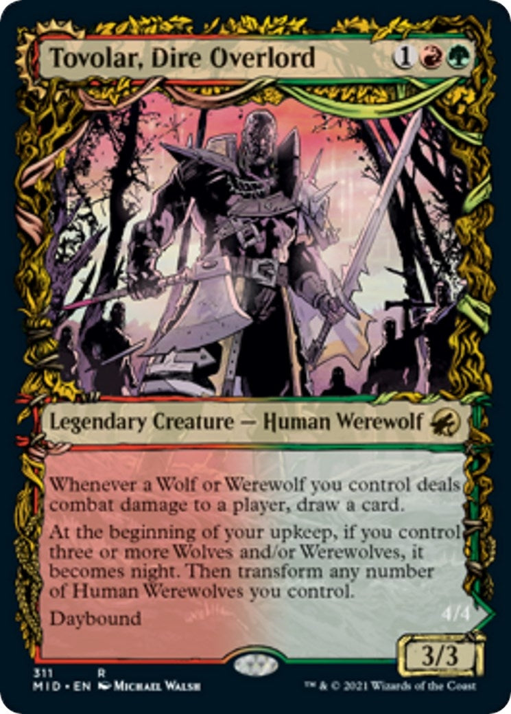 Image for Tovolar, Dire Overlord (Showcase) (Innistrad: Midnight Hunt) (311) - Magic: The Gathering