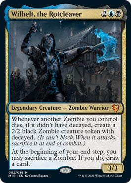 Image for Wilhelt, the Rotcleaver (Commander: Innistrad: Midnight Hunt) (2) - Magic: The Gathering