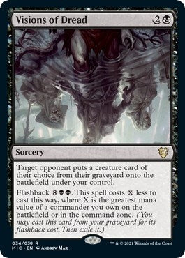 Image for Visions of Dread (Commander: Innistrad: Midnight Hunt) (34) - Magic: The Gathering