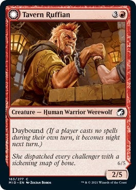 Image for Tavern Ruffian (Innistrad: Midnight Hunt) (163) - Magic: The Gathering