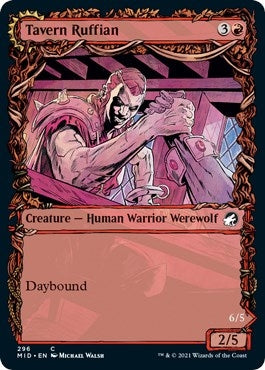 Image for Tavern Ruffian (Showcase) (Innistrad: Midnight Hunt) (296) - Magic: The Gathering