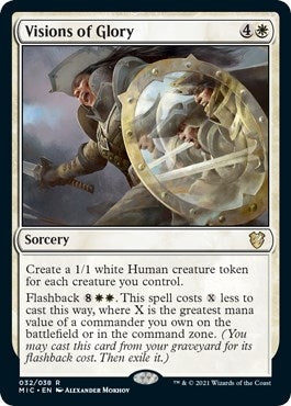 Image for Visions of Glory (Commander: Innistrad: Midnight Hunt) (32) - Magic: The Gathering