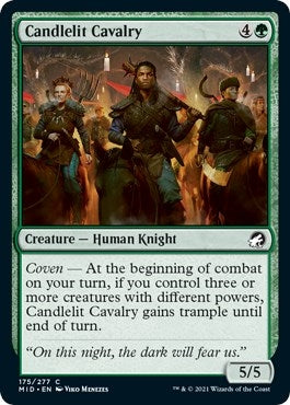 Image for Candlelit Cavalry (Innistrad: Midnight Hunt) (175) - Magic: The Gathering