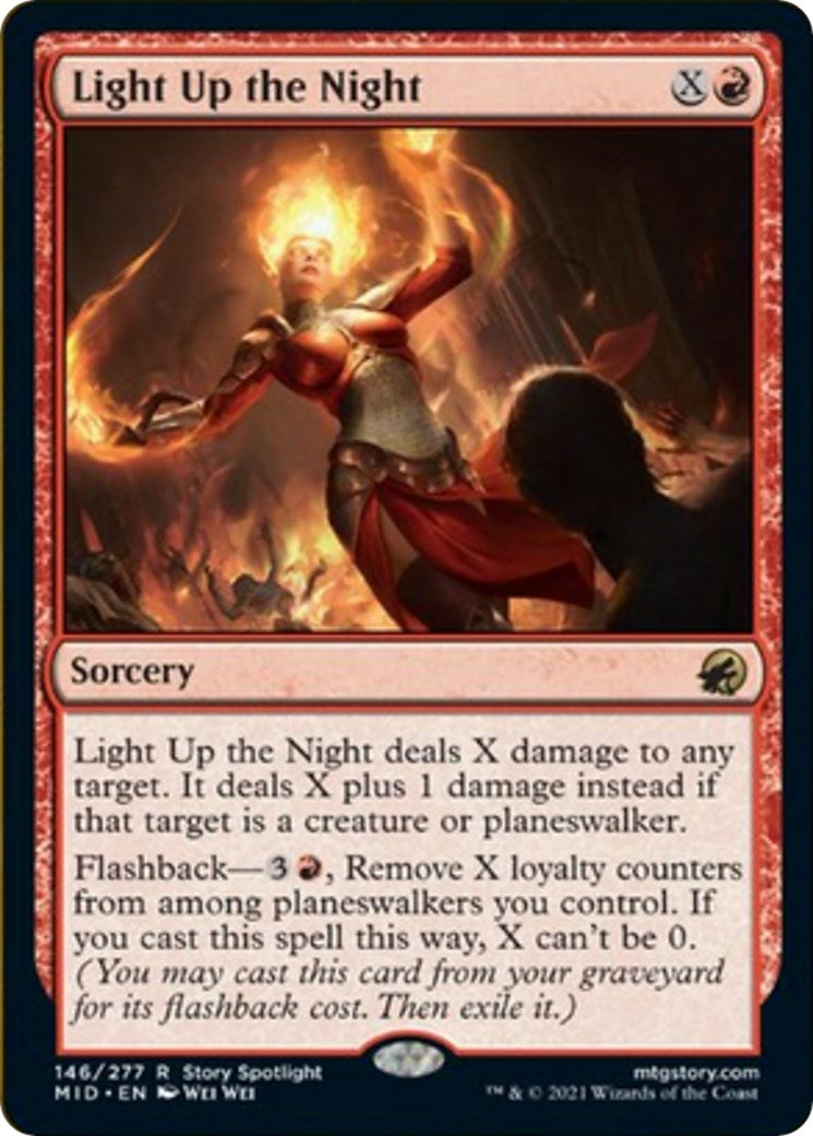 Image for Light Up the Night (Innistrad: Midnight Hunt) (146) - Magic: The Gathering