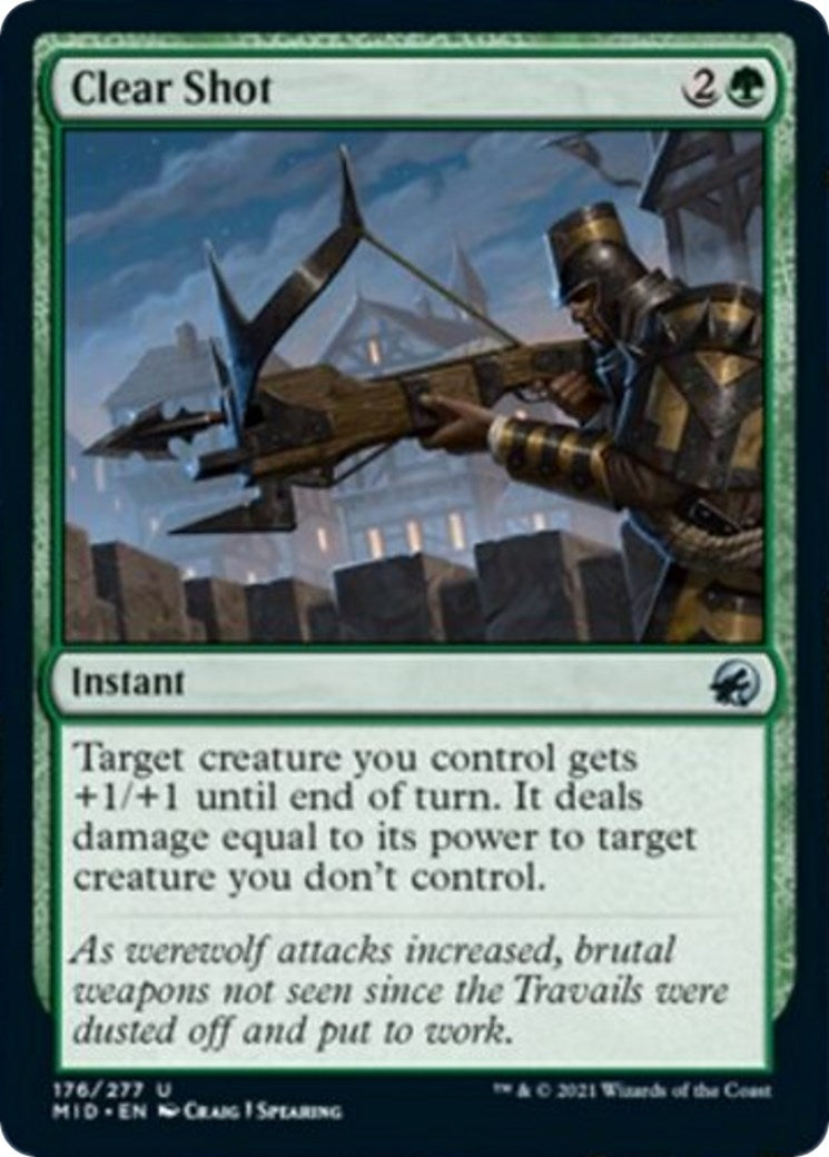 Image for Clear Shot (Innistrad: Midnight Hunt) (176) - Magic: The Gathering