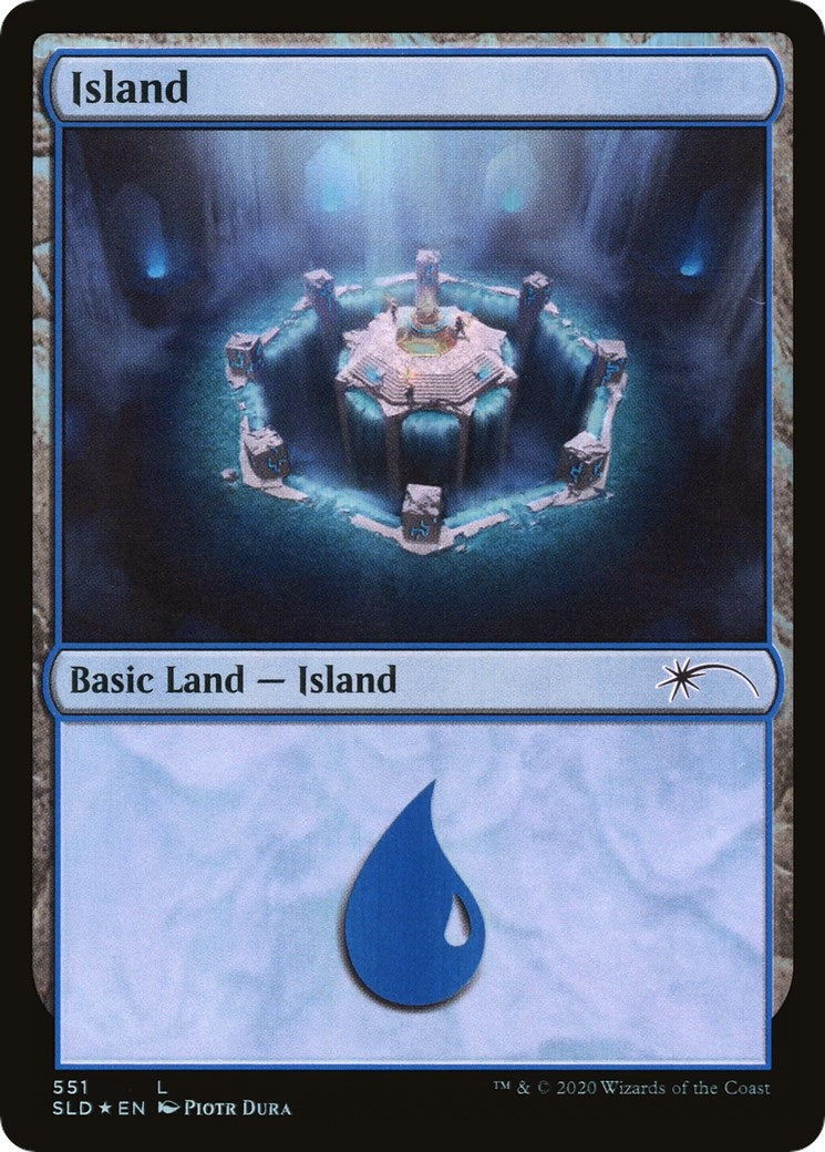 Image for Island (551) (Secret Lair Drop Series) (551) - Magic: The Gathering