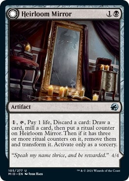 Image for Heirloom Mirror (Innistrad: Midnight Hunt) (105) - Magic: The Gathering