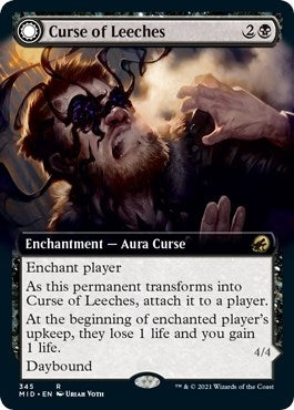 Image for Curse of Leeches (Extended Art) (Innistrad: Midnight Hunt) (345) - Magic: The Gathering