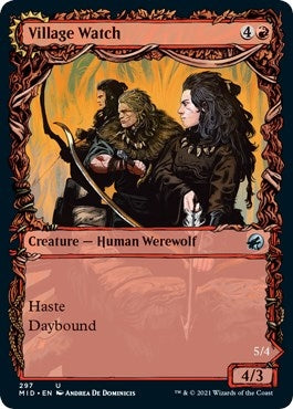 Image for Village Watch (Showcase) (Innistrad: Midnight Hunt) (297) - Magic: The Gathering