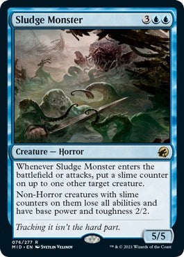 Image for Sludge Monster (Innistrad: Midnight Hunt) (76) - Magic: The Gathering