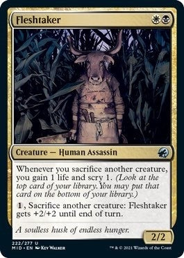 Image for Fleshtaker (Innistrad: Midnight Hunt) (222) - Magic: The Gathering