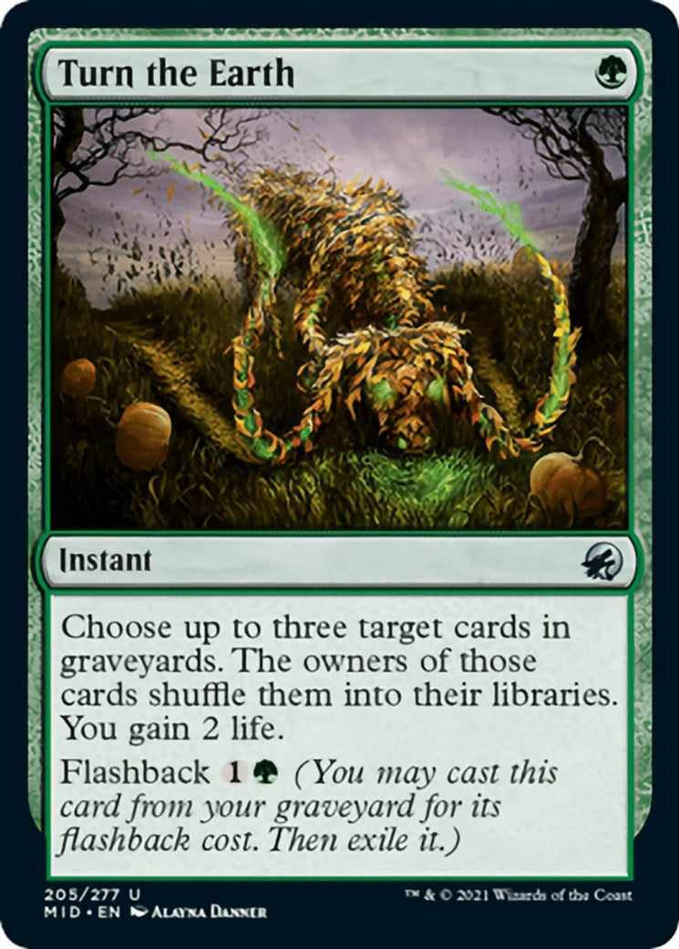 Image for Turn the Earth (Innistrad: Midnight Hunt) (205) - Magic: The Gathering