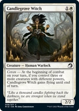Image for Candlegrove Witch (Innistrad: Midnight Hunt) (8) - Magic: The Gathering