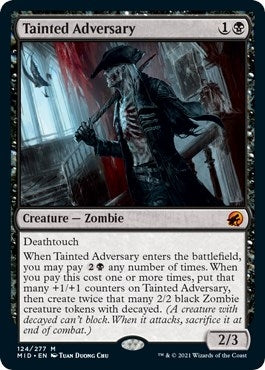 Image for Tainted Adversary (Innistrad: Midnight Hunt) (124) - Magic: The Gathering