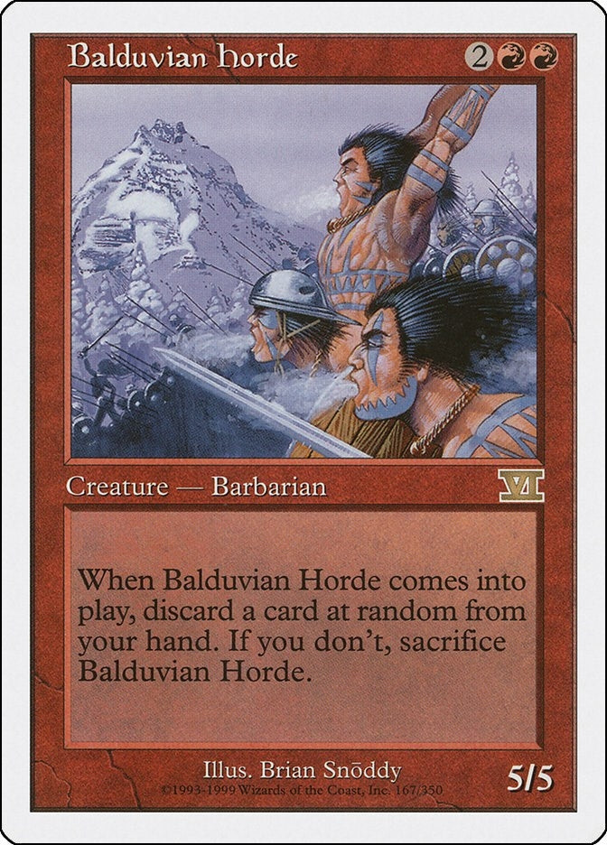 Image for Balduvian Horde (Classic Sixth Edition) (167) - Magic: The Gathering