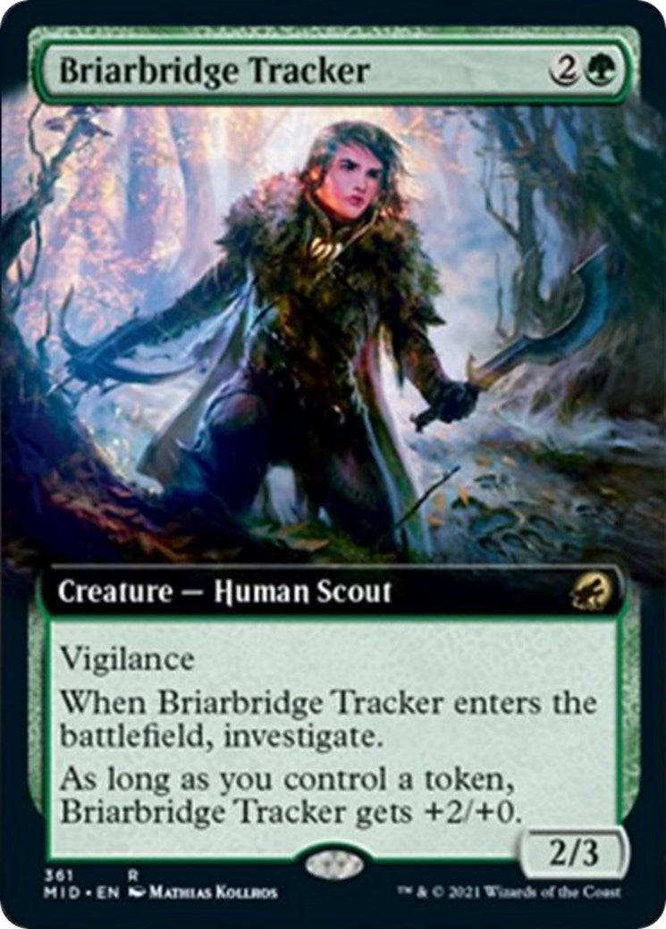 Image for Briarbridge Tracker (Extended Art) (Innistrad: Midnight Hunt) (361) - Magic: The Gathering