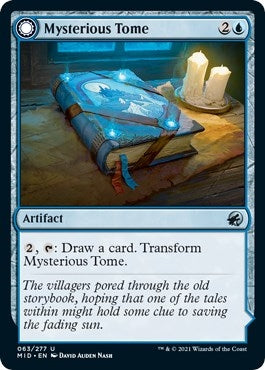 Image for Mysterious Tome (Innistrad: Midnight Hunt) (63) - Magic: The Gathering