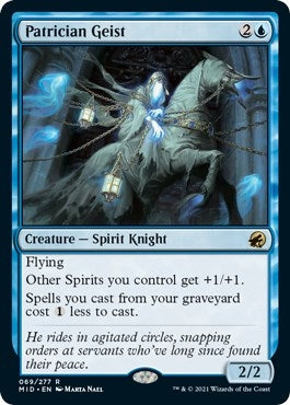 Image for Patrician Geist (Innistrad: Midnight Hunt) (69) - Magic: The Gathering