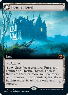 Image for Hostile Hostel (Extended Art) (Innistrad: Midnight Hunt) (379) - Magic: The Gathering