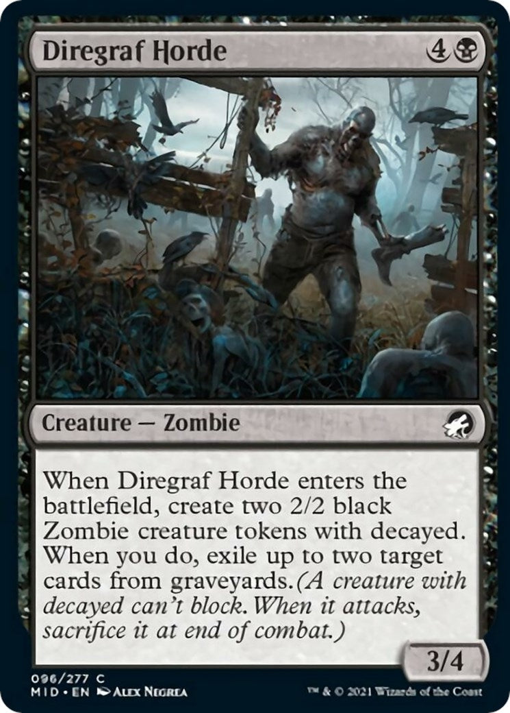 Image for Diregraf Horde (Innistrad: Midnight Hunt) (96) - Magic: The Gathering
