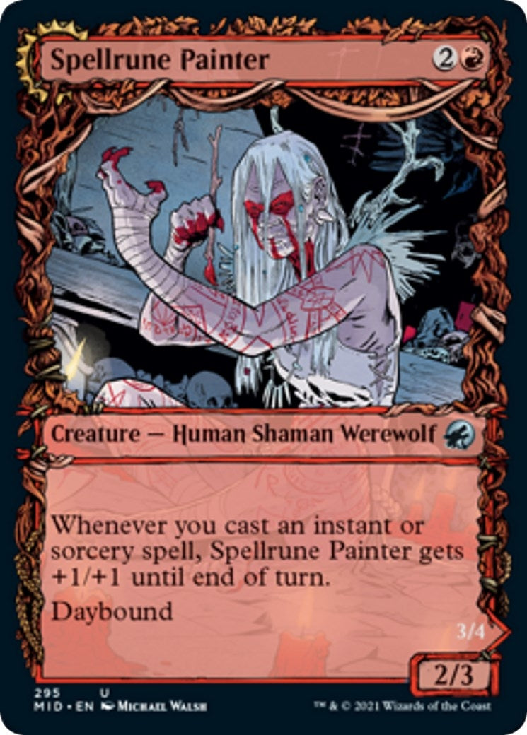 Image for Spellrune Painter (Showcase) (Innistrad: Midnight Hunt) (295) - Magic: The Gathering