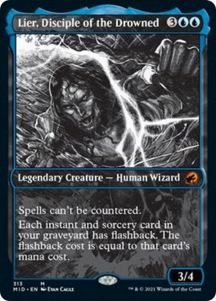 Image for Lier, Disciple of the Drowned (Showcase) (Innistrad: Midnight Hunt) (313) - Magic: The Gathering