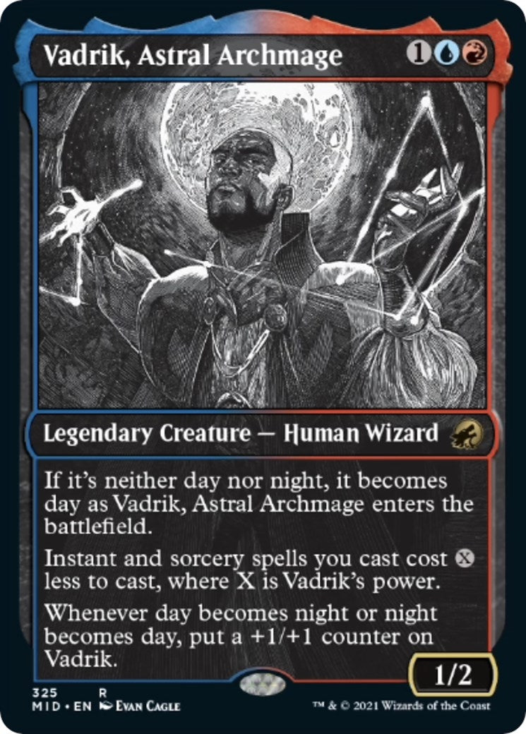 Image for Vadrik, Astral Archmage (Showcase) (Innistrad: Midnight Hunt) (325) - Magic: The Gathering