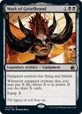 Image for Mask of Griselbrand (Innistrad: Midnight Hunt) (111) - Magic: The Gathering