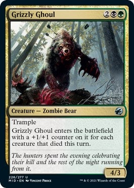 Image for Grizzly Ghoul (Innistrad: Midnight Hunt) (226) - Magic: The Gathering