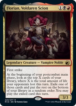 Image for Florian, Voldaren Scion (Innistrad: Midnight Hunt) (223) - Magic: The Gathering