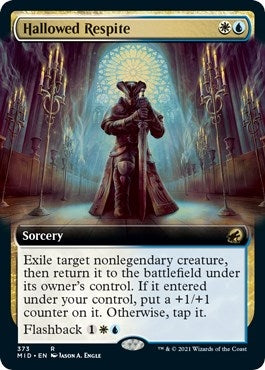 Image for Hallowed Respite (Extended Art) (Innistrad: Midnight Hunt) (373) - Magic: The Gathering
