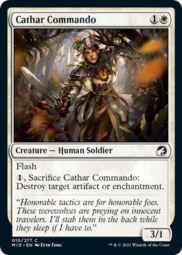 Image for Cathar Commando (Innistrad: Midnight Hunt) (10) - Magic: The Gathering