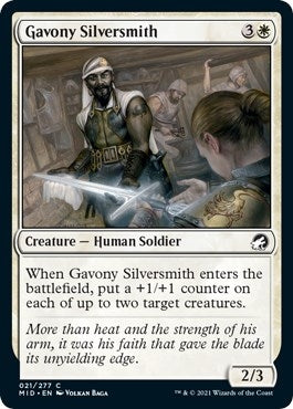 Image for Gavony Silversmith (Innistrad: Midnight Hunt) (21) - Magic: The Gathering