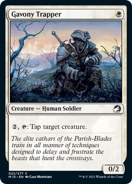 Image for Gavony Trapper (Innistrad: Midnight Hunt) (22) - Magic: The Gathering