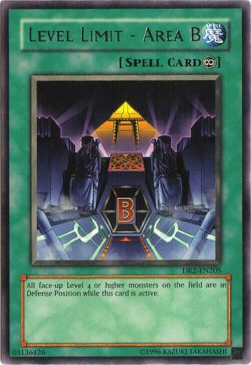 Image for Level Limit - Area B (Dark Revelation Volume 2) (DR2-EN205) - YuGiOh