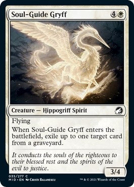 Image for Soul-Guide Gryff (Innistrad: Midnight Hunt) (35) - Magic: The Gathering